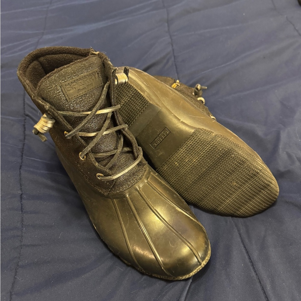 Sperry Men's Black Waterproof Boots